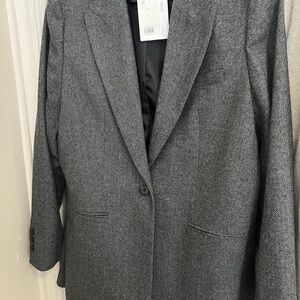 & Other Stories- Grey Blazer, Size 10